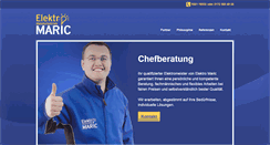 Desktop Screenshot of elektro-maric.de